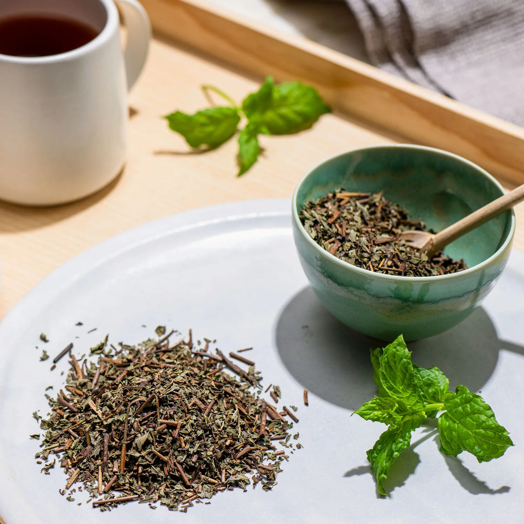 Rishi: Green Tea Mint Loose Leaf (Organic) - 1 Pound