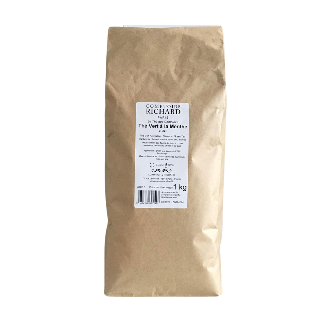 Green Mint (Thé Vert à la Menthe) Loose Leaf, 2.2 pound bag