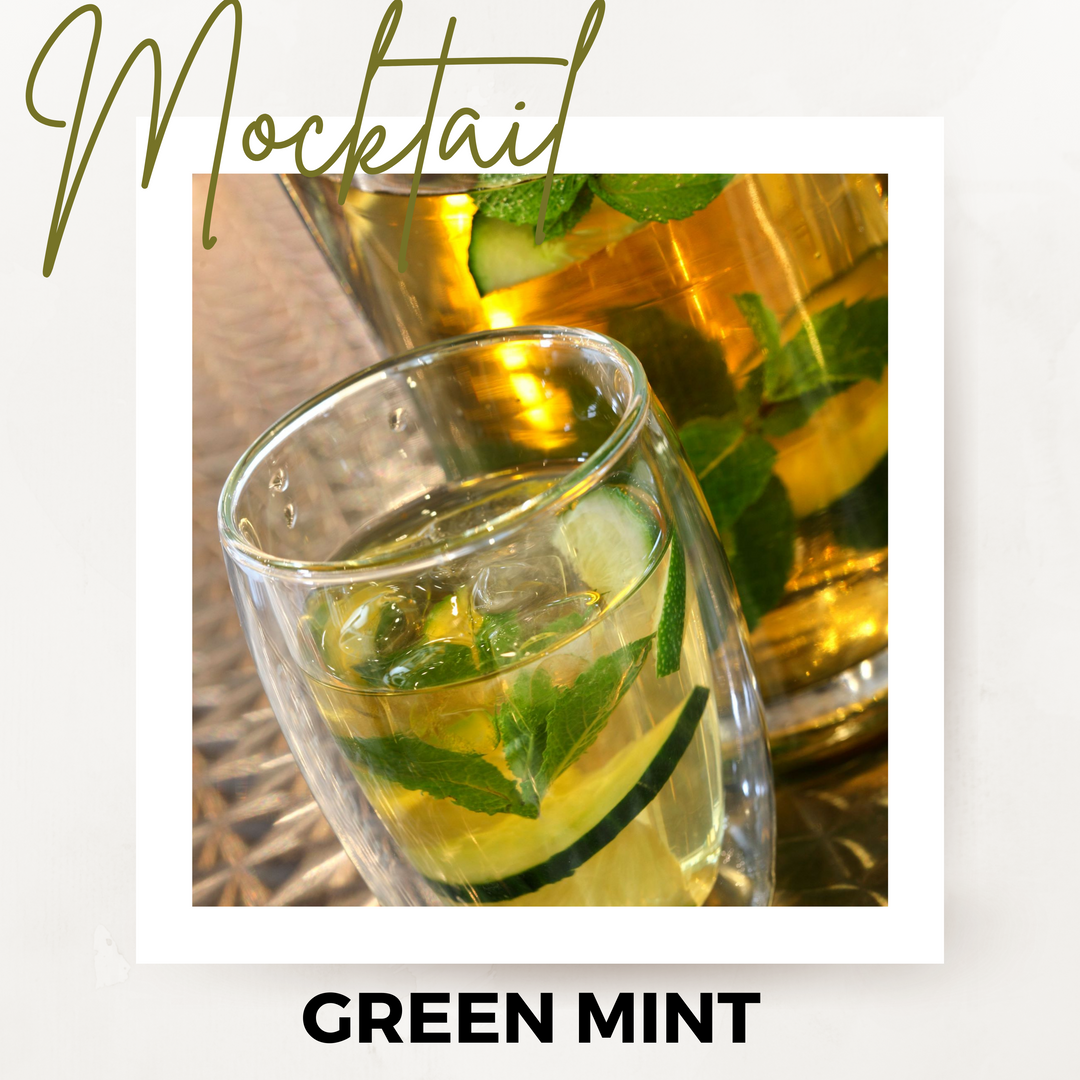 green mint mocktail