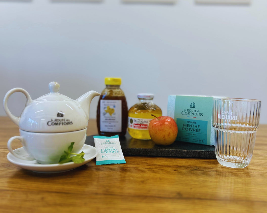 Tea Mocktail: Apple Peppermint Iced Tea