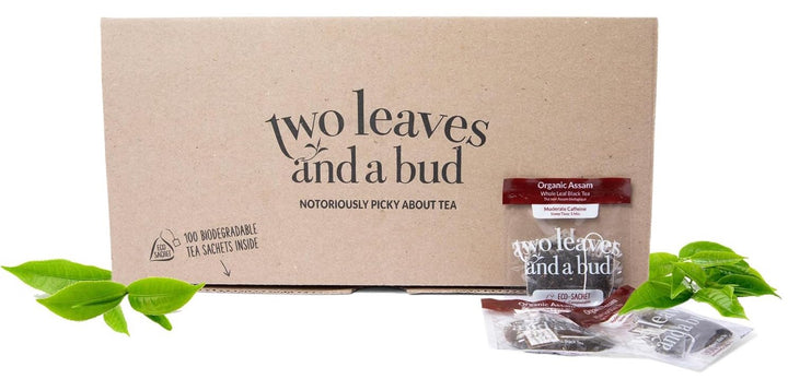 Two Leaves and a Bud : Assam Breakfast (Organic) Black Tea - Case of 100 Sachets
