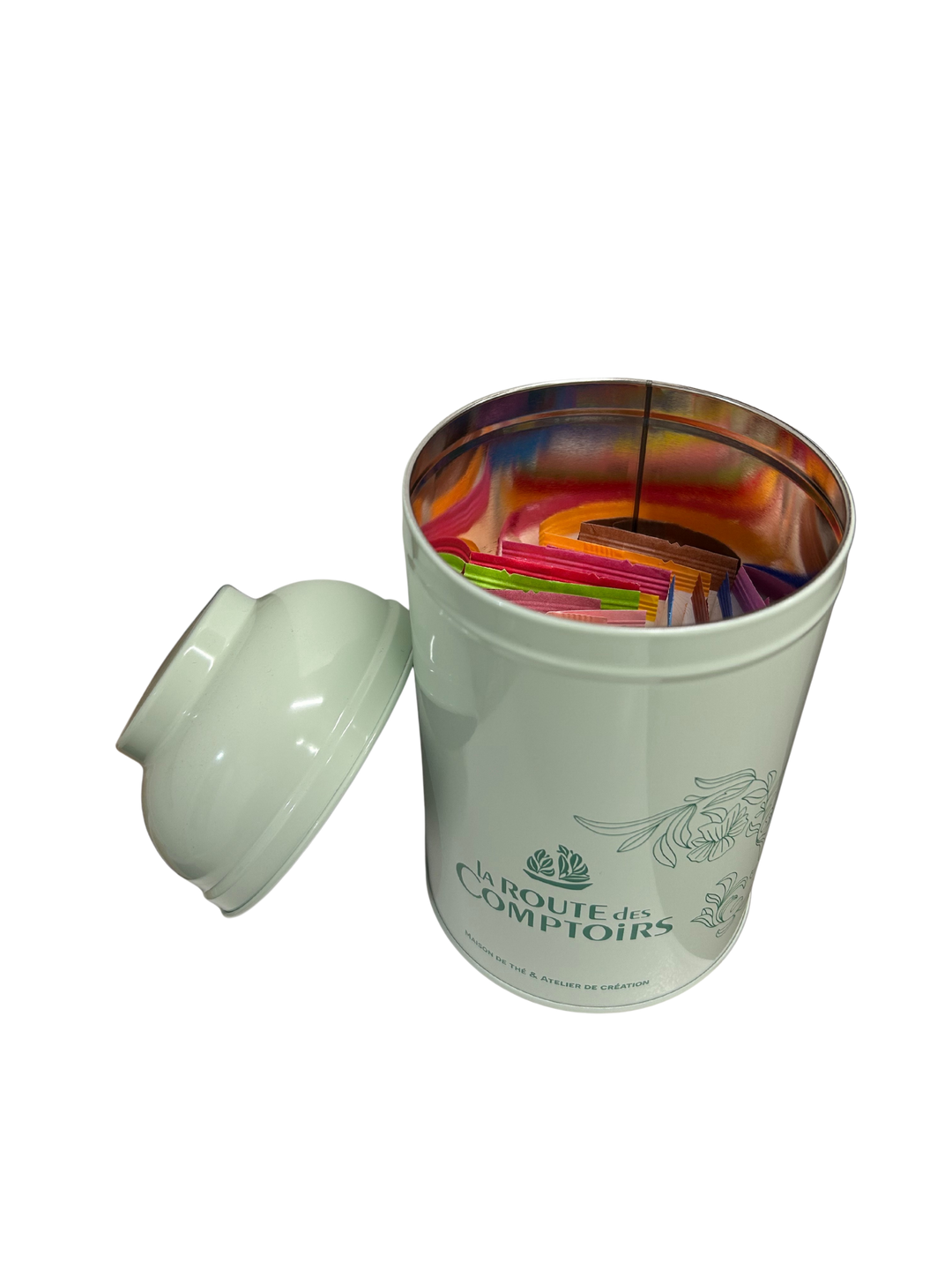 La Route des Comptoirs Metal Tin of Assorted Teas (20 bags)