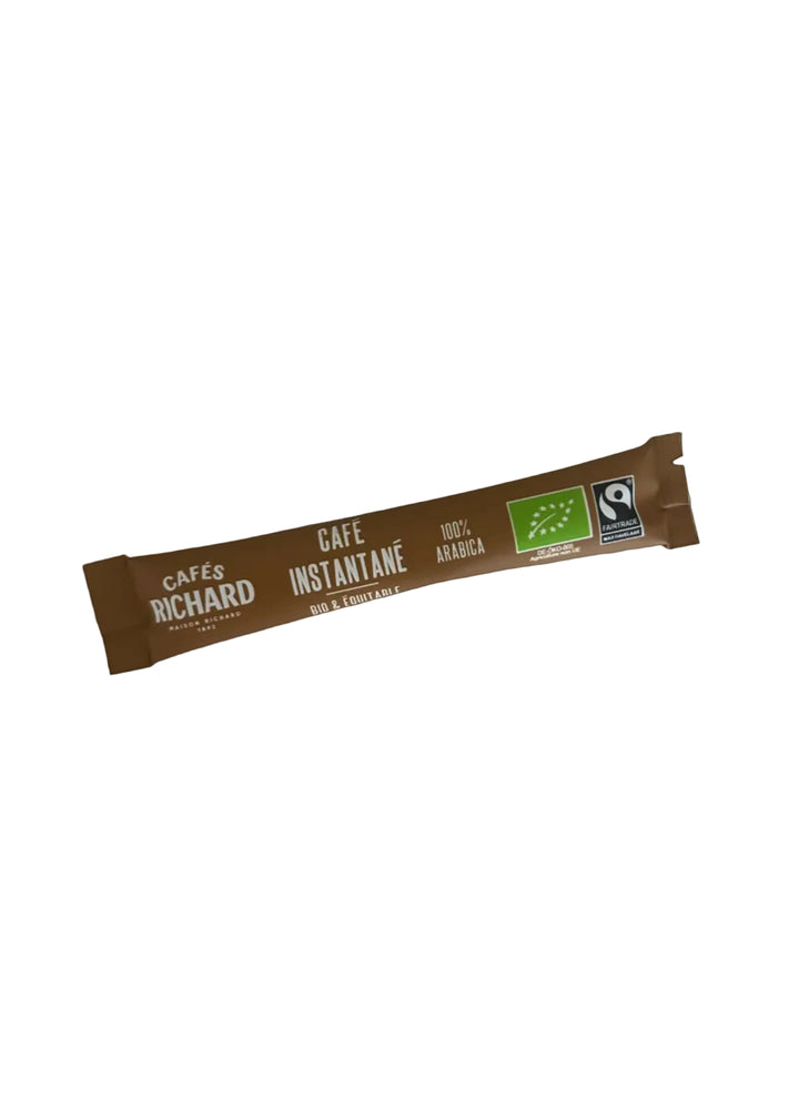 Cafes Richard Instant Coffee Packs, 100% Arabica, Organic, Fair Trade, 20 sticks (NEW Packaging)