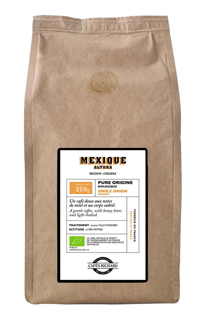 Organic Mexique Whole Bean 8.8 ounces