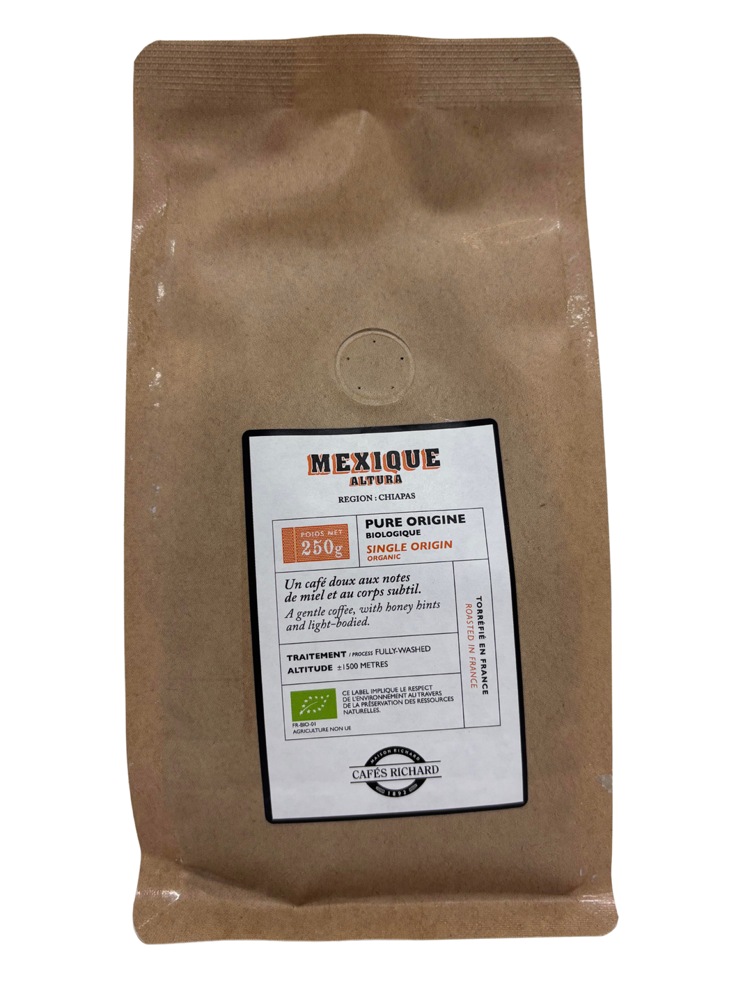 Organic Mexique Pure Origin Whole Bean