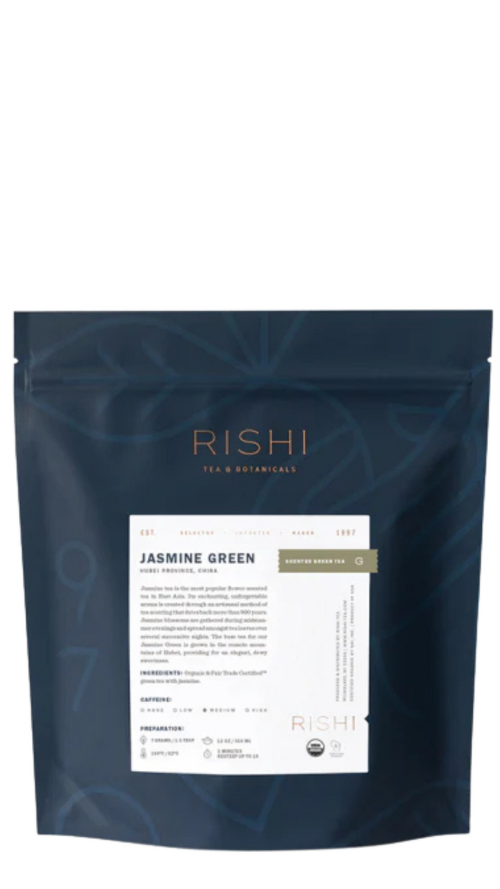 Rishi: Jasmine Green Loose Leaf Tea (Organic) - 1 Pound