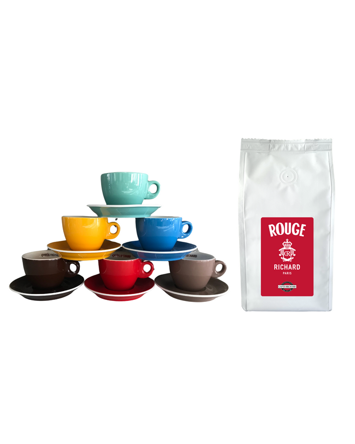 "New Style" Cafes Richard Double Espresso Cups (Set of 6)