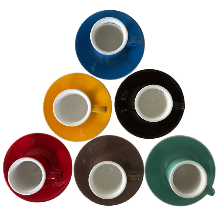 "New Style" Cafes Richard Barista Espresso Cups (Set of 6)