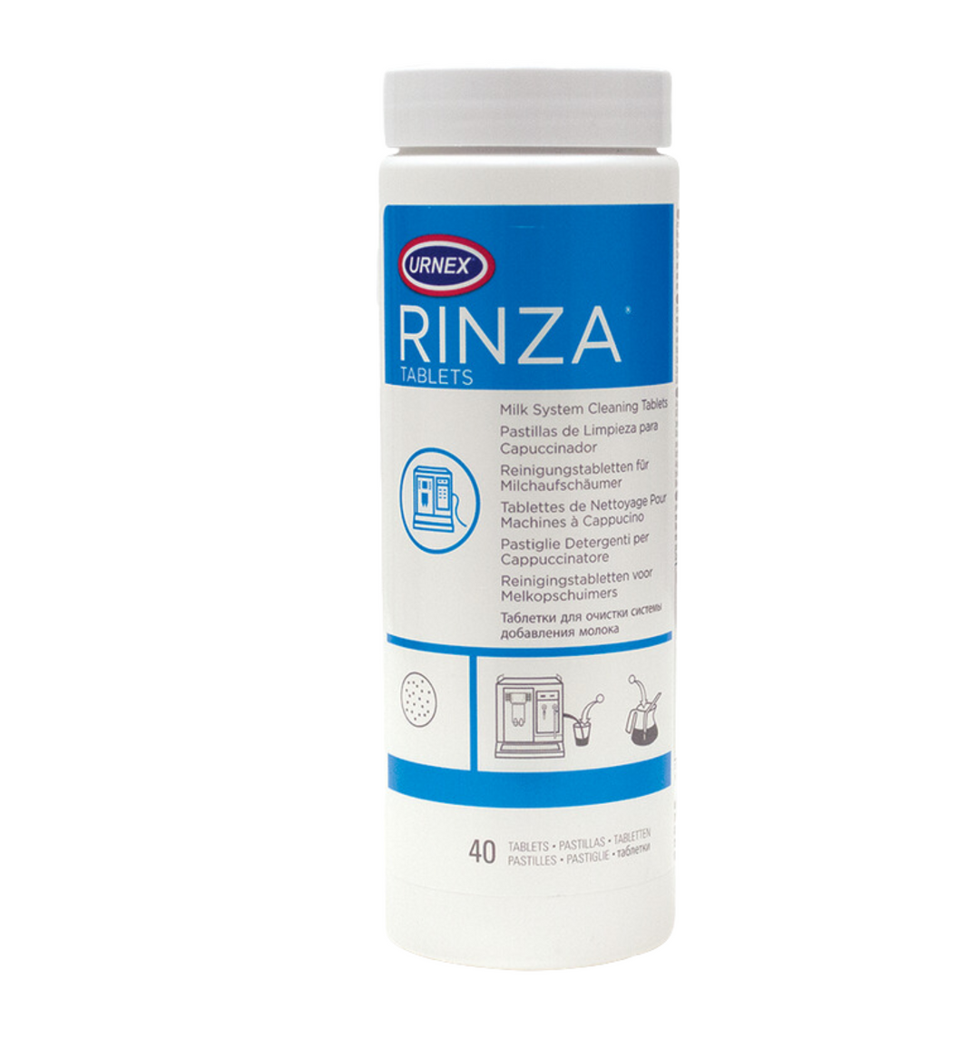 Rinza M61 Tablets:  Urnex cleaning product for steam wands