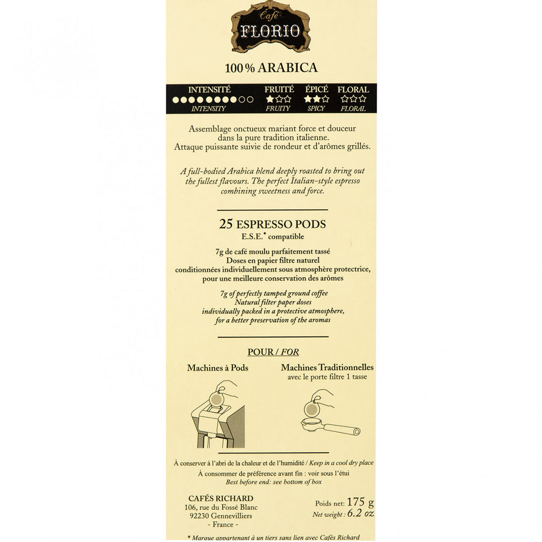 Café Florio Pods Case (100 ESE Pods)