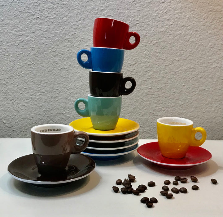 "New Style" Cafes Richard Barista Espresso Cups (Set of 6)