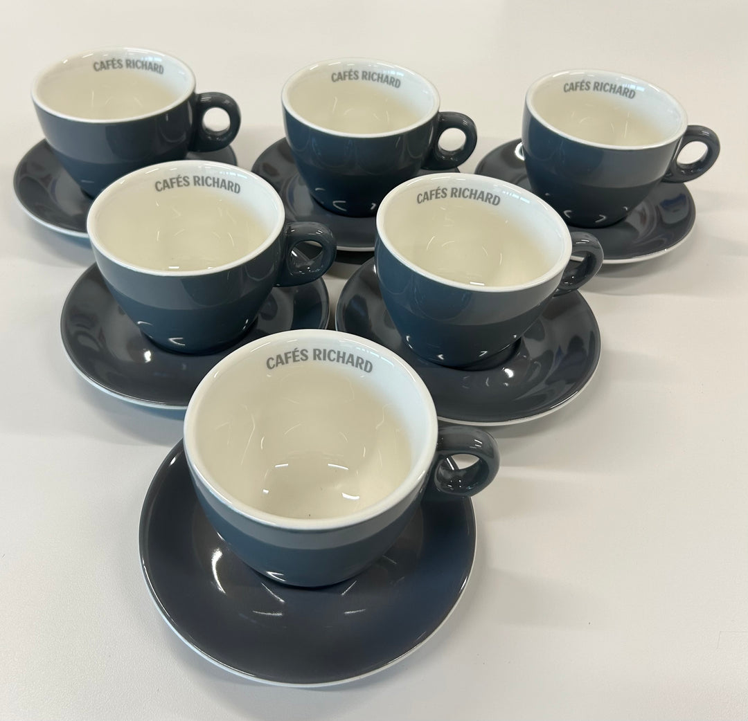 Grey Double Espresso Cups