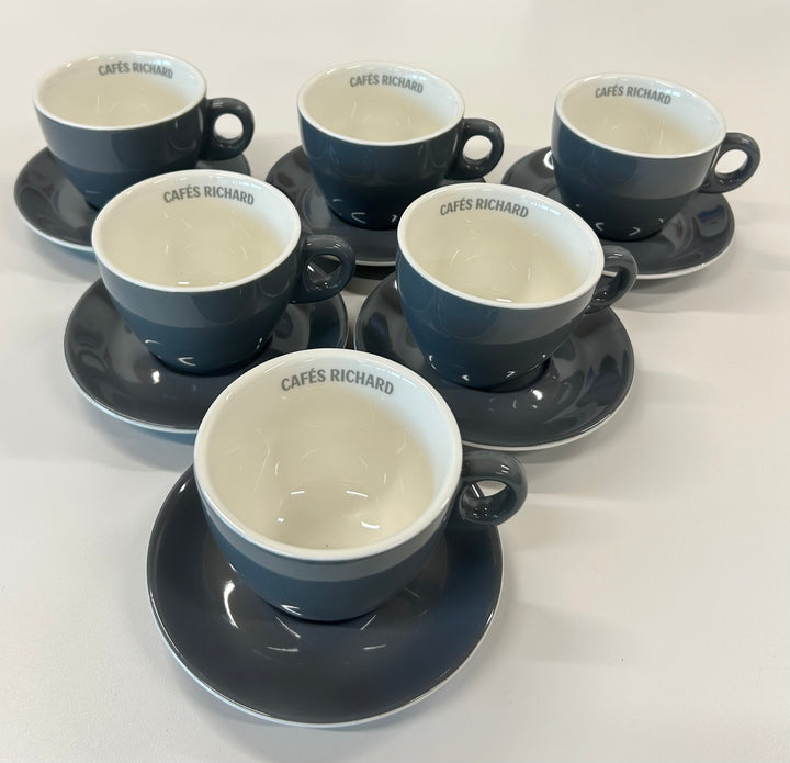 Grey Double Espresso Cups