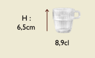 Cafes Richard Espresso Glass (Ships ~January 2026)