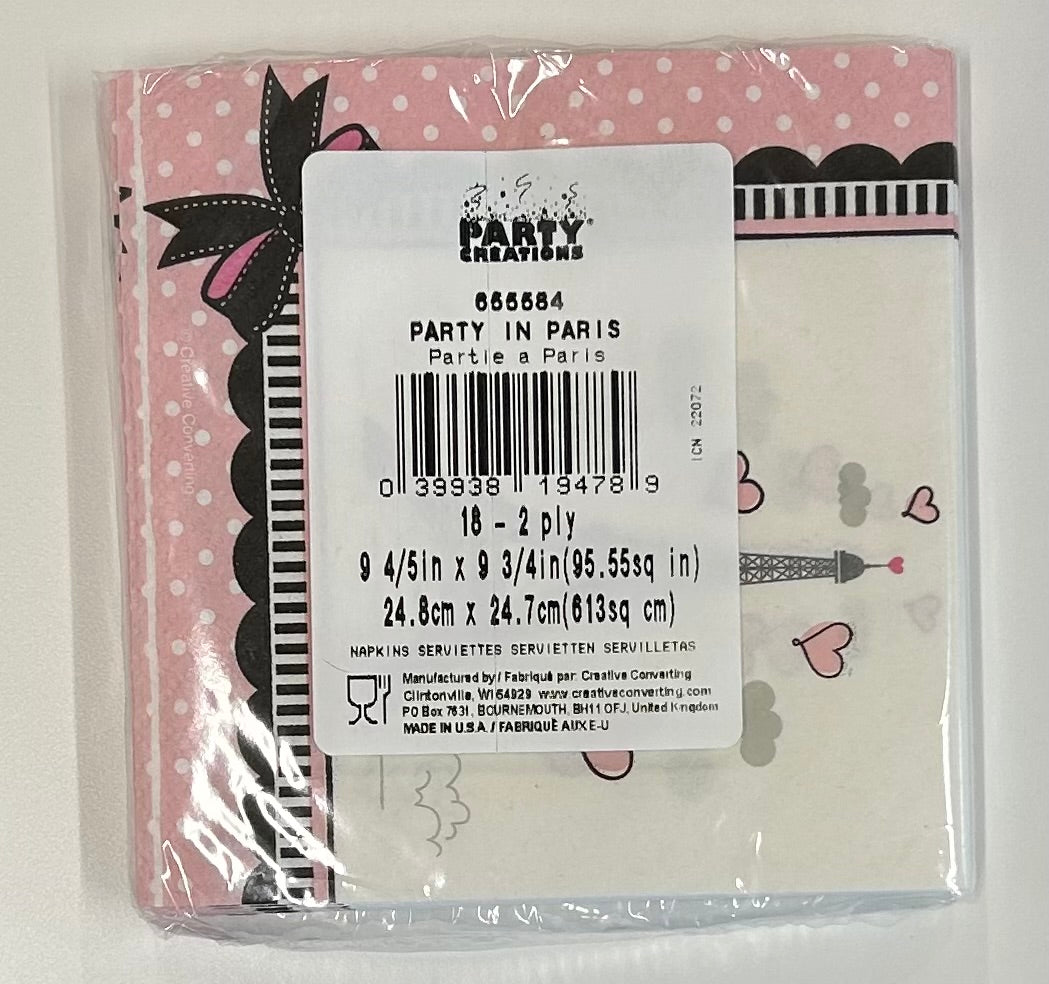 Paris Dessert Napkins