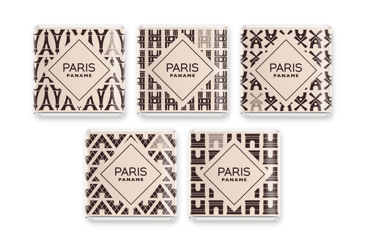Paris Dark Chocolate Squares, 200 chocolates/box