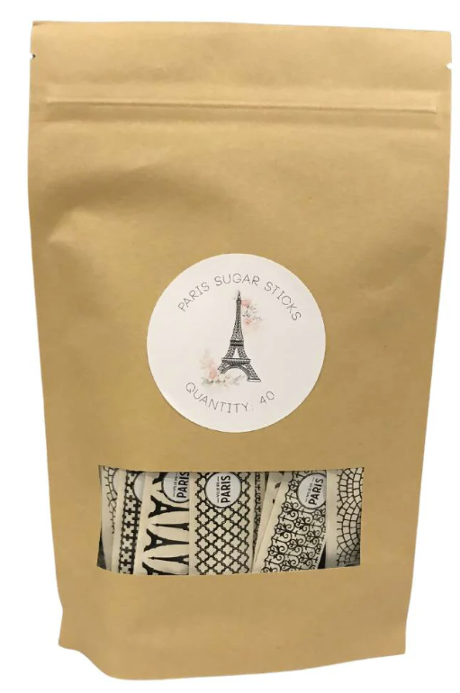 Paris Sugar Sticks (40 sugar sticks)