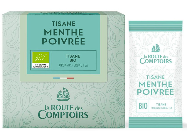 Organic Peppermint (Menthe Poivree) Herbal Tea