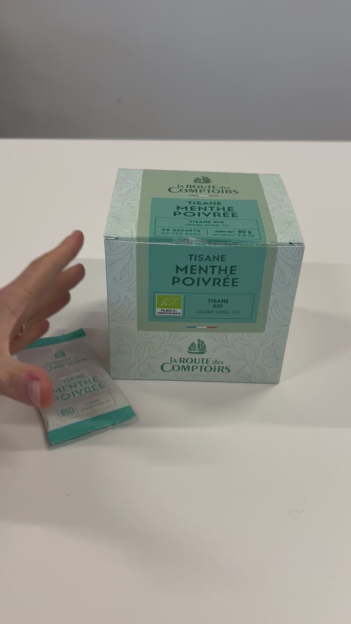 Organic Peppermint (Menthe Poivree) Herbal Tea