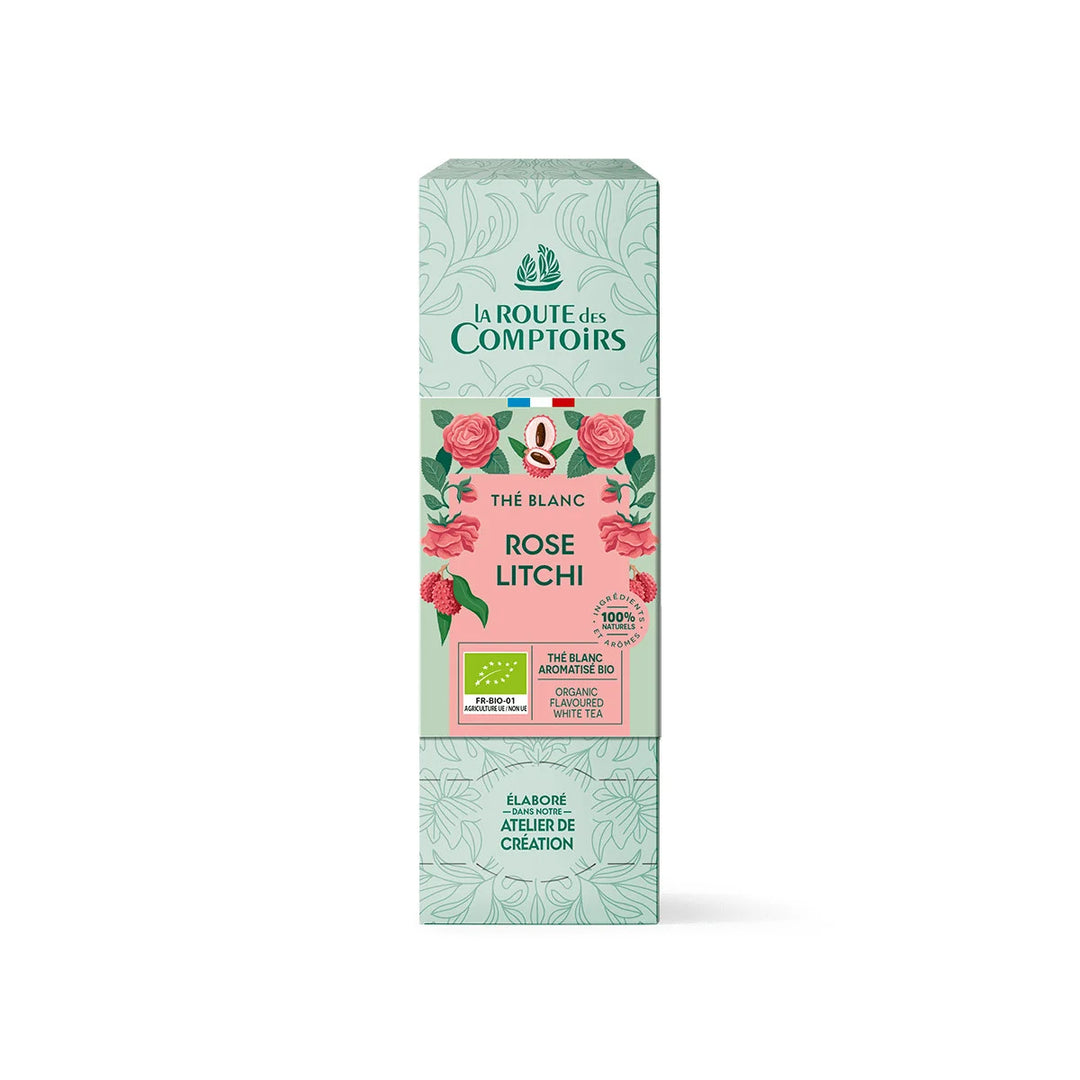 Organic White Tea with Rose and Lychee