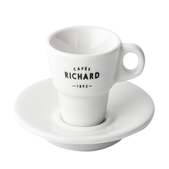 Cafés Richard Espresso Cup + Saucer (Set of 6)