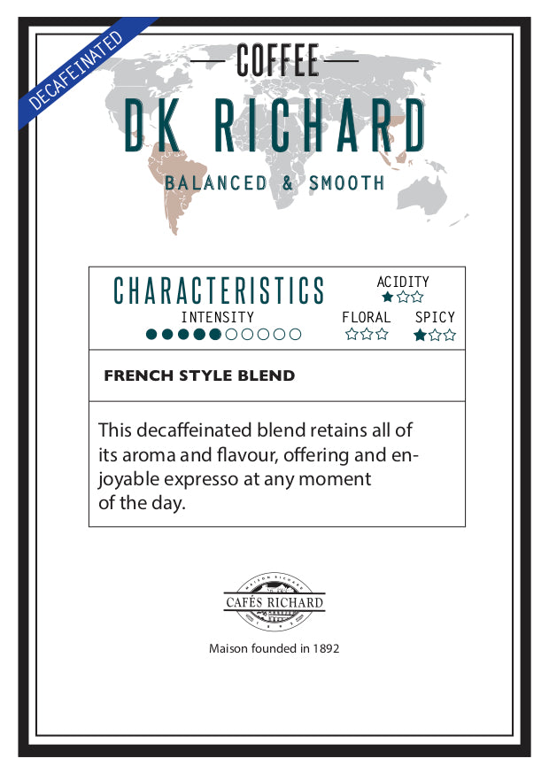 DK Richard Decaffeinated GROUND 1.1 pound