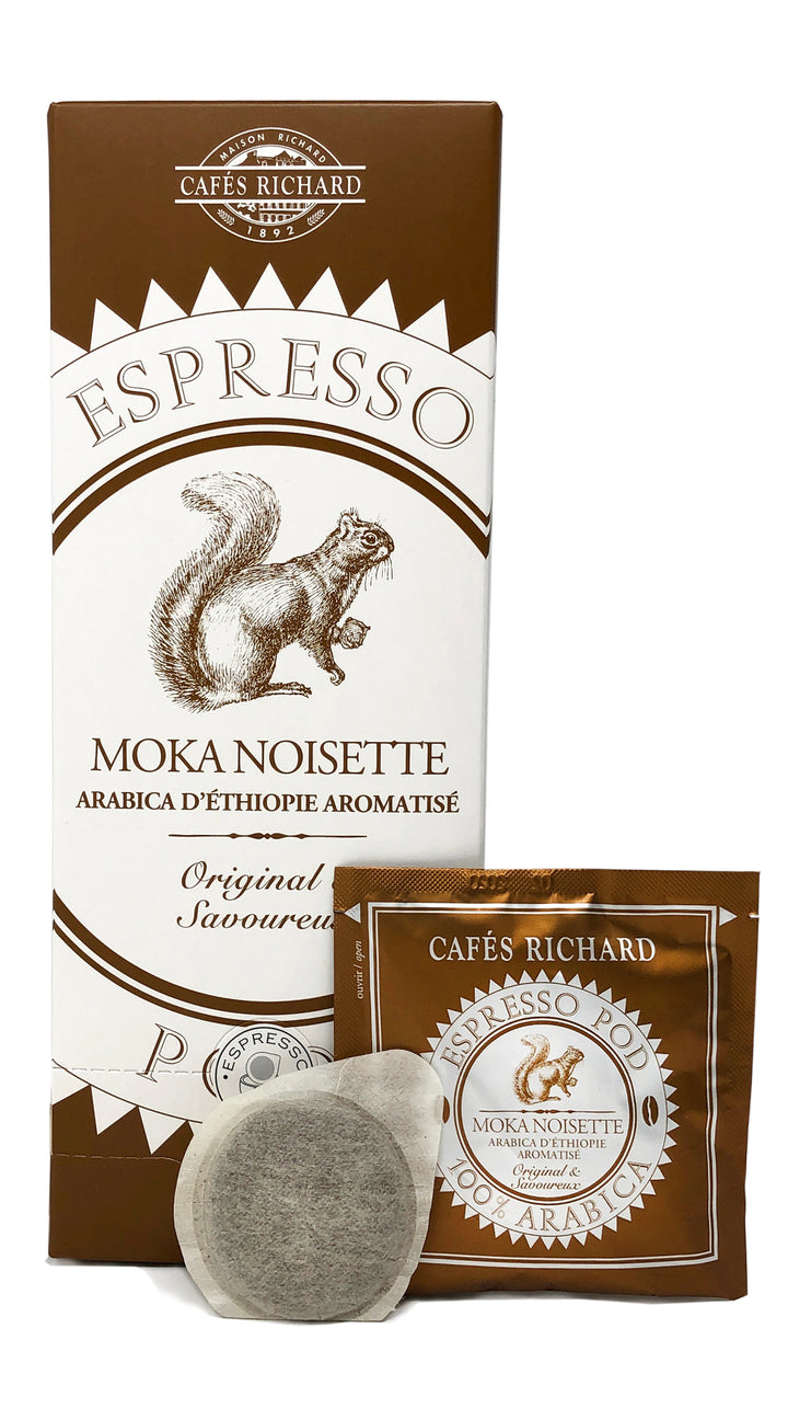 Moka Noisette Hazelnut Pods (25 ESE Pods)