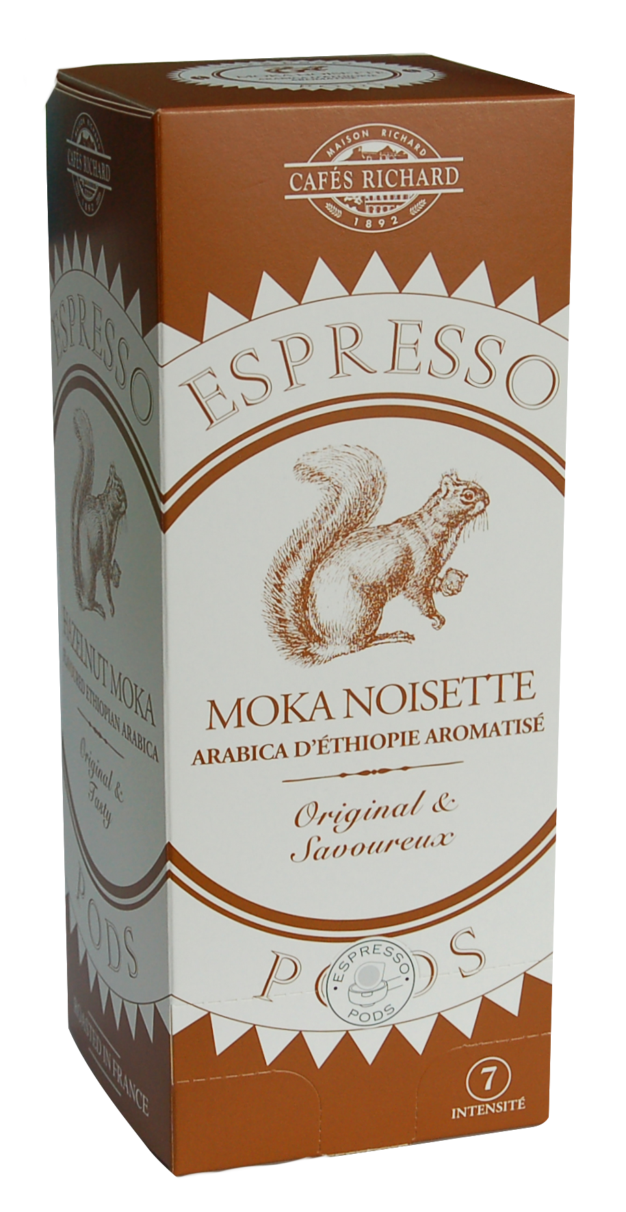 Moka Noisette Hazelnut Pods (25 ESE Pods)