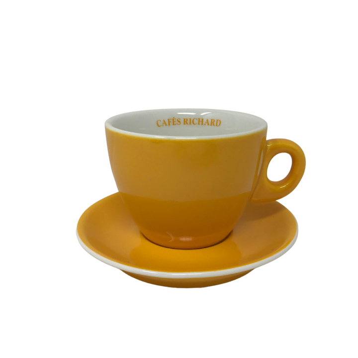 Cafés Richard Yellow Cappuccino Cup