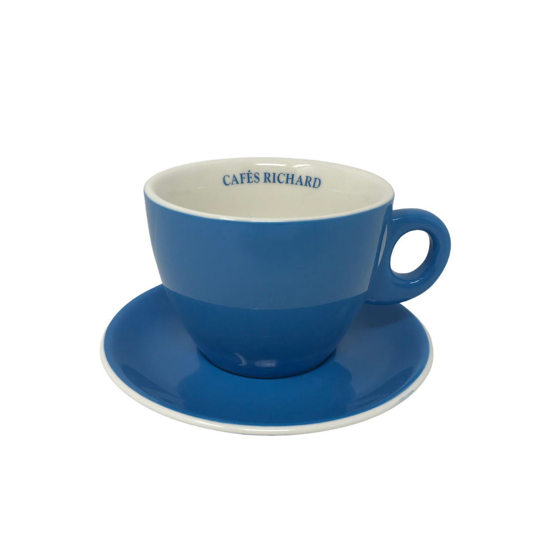Cafés Richard Blue Cappuccino Cup