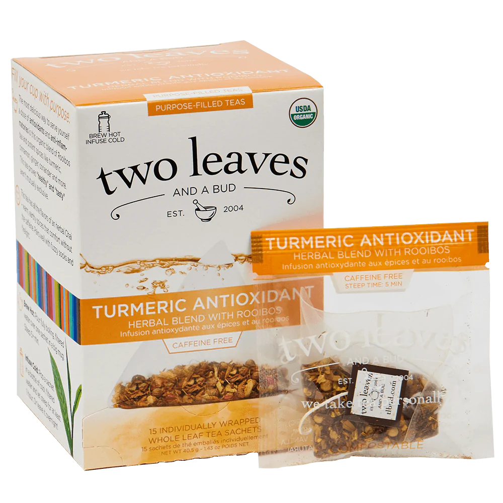 Two Leaves and A Bud Organic Turmeric - 6 boxes