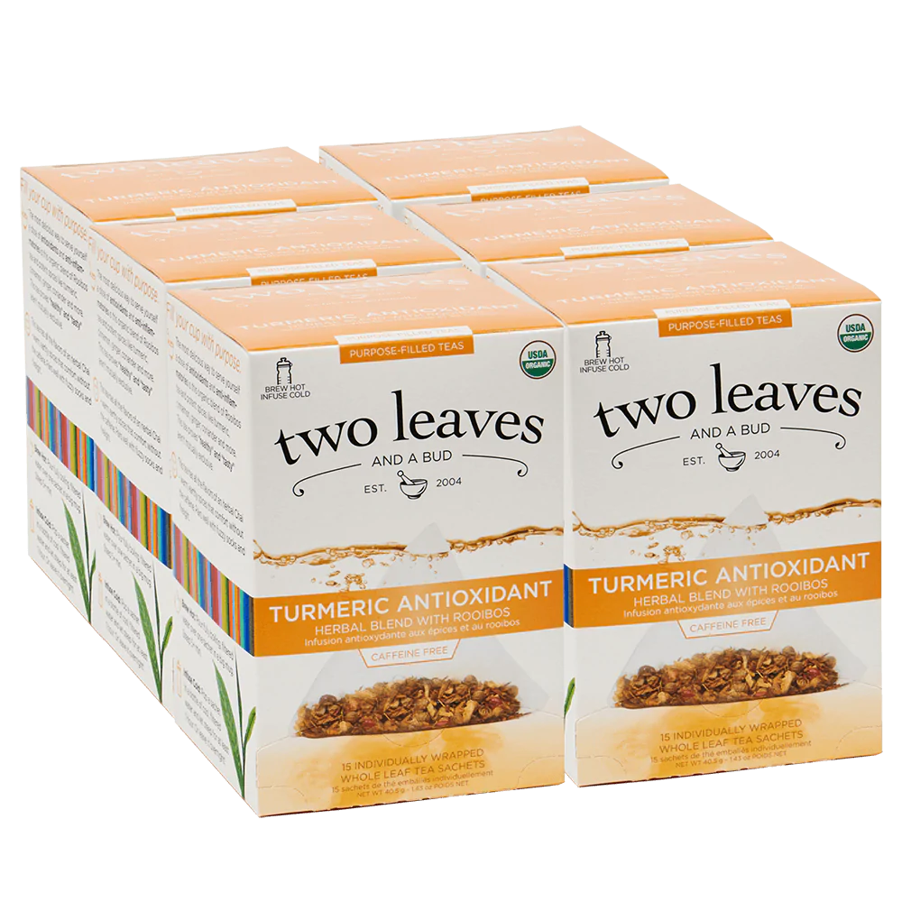 Two Leaves and A Bud Organic Turmeric - 6 boxes