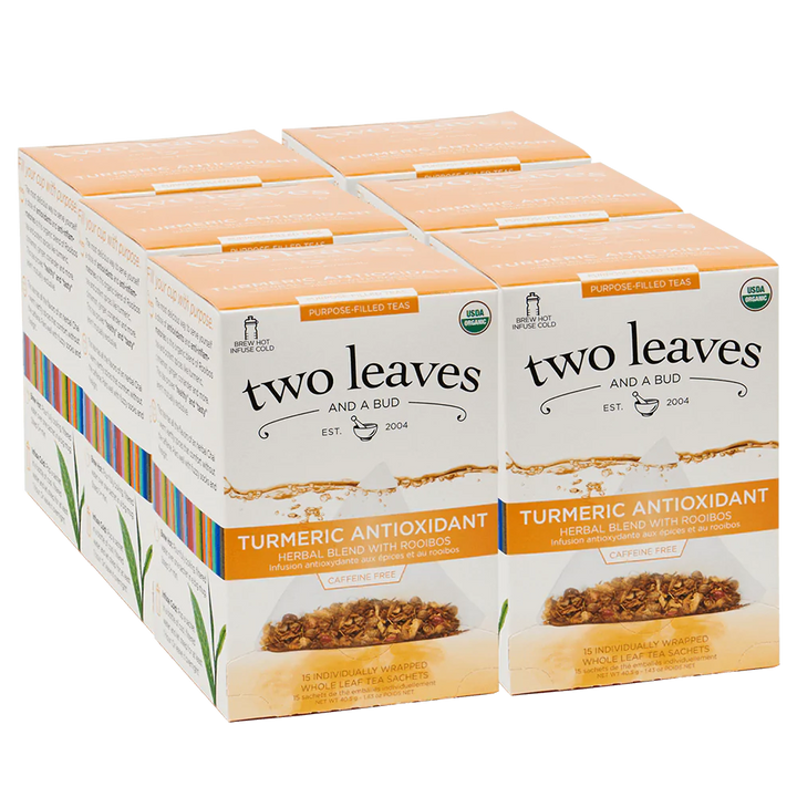 Two Leaves and A Bud Organic Turmeric - 6 boxes