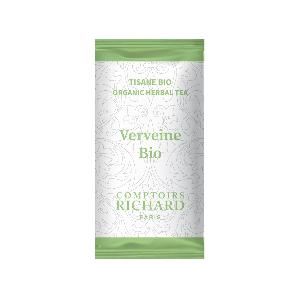 Organic VERBENA Herbal Tea - by Comptoirs Richard : Cafés Richard – Paname  Coffee & Tea Importers