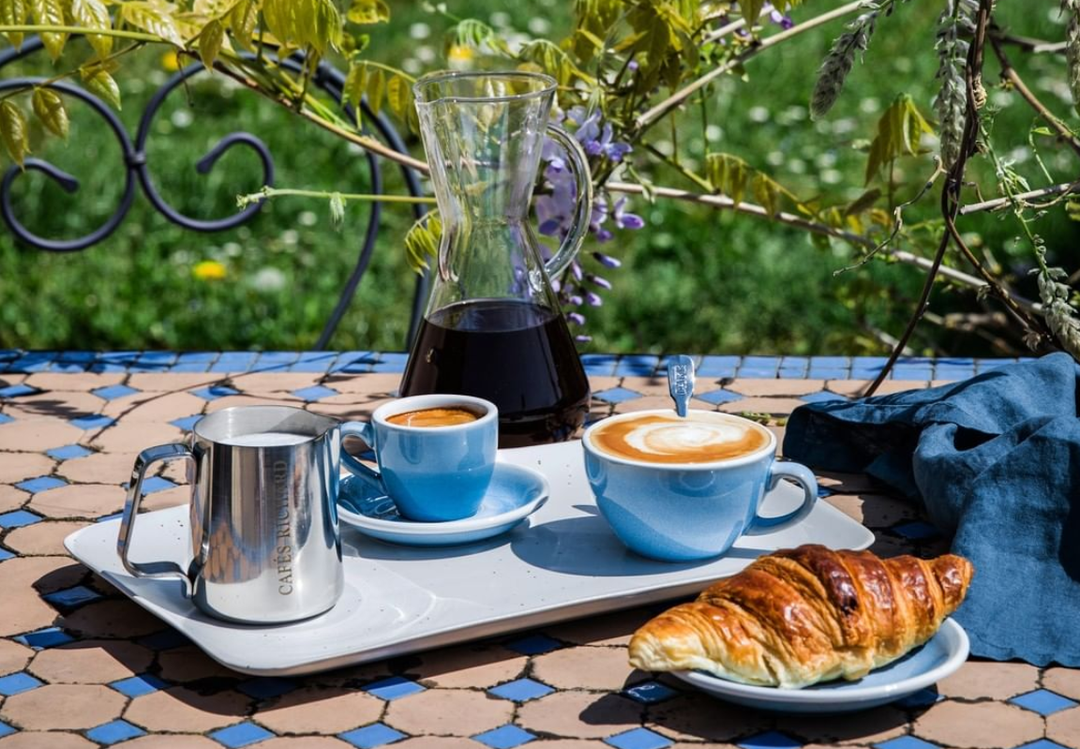 Cafés Richard Blue Cappuccino Cup