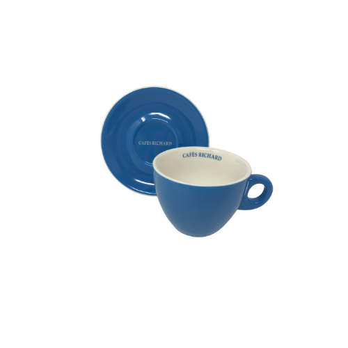 Cafés Richard Blue Cappuccino Cup