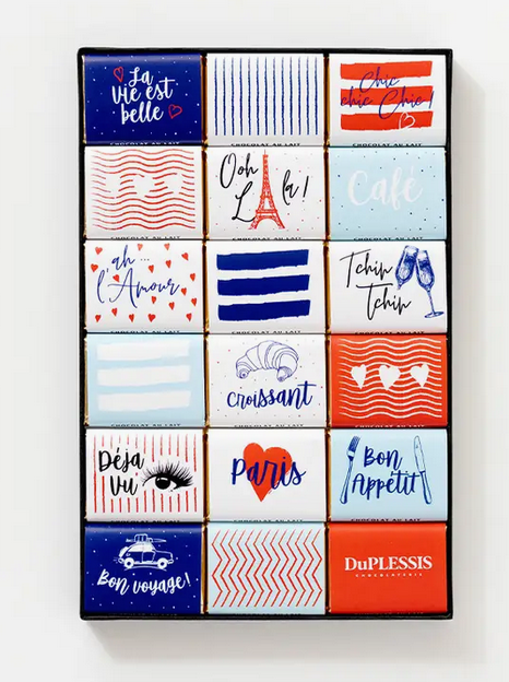 “French Words” by Chocolaterie DuPLESSIS Milk Chocolate