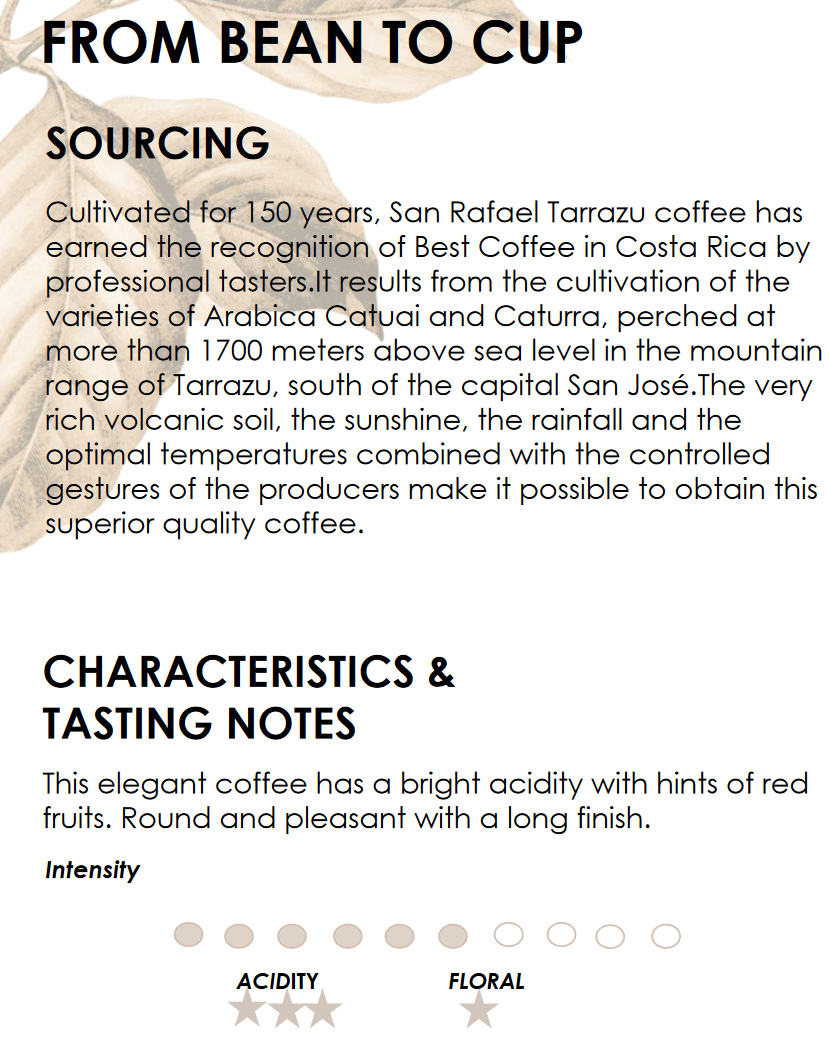 Costa Rica Pure Origin Whole Bean