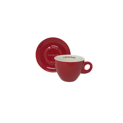 Cafés Richard Red Cappuccino Cup
