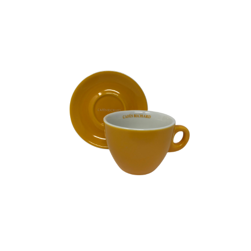 Cafés Richard Yellow Cappuccino Cup